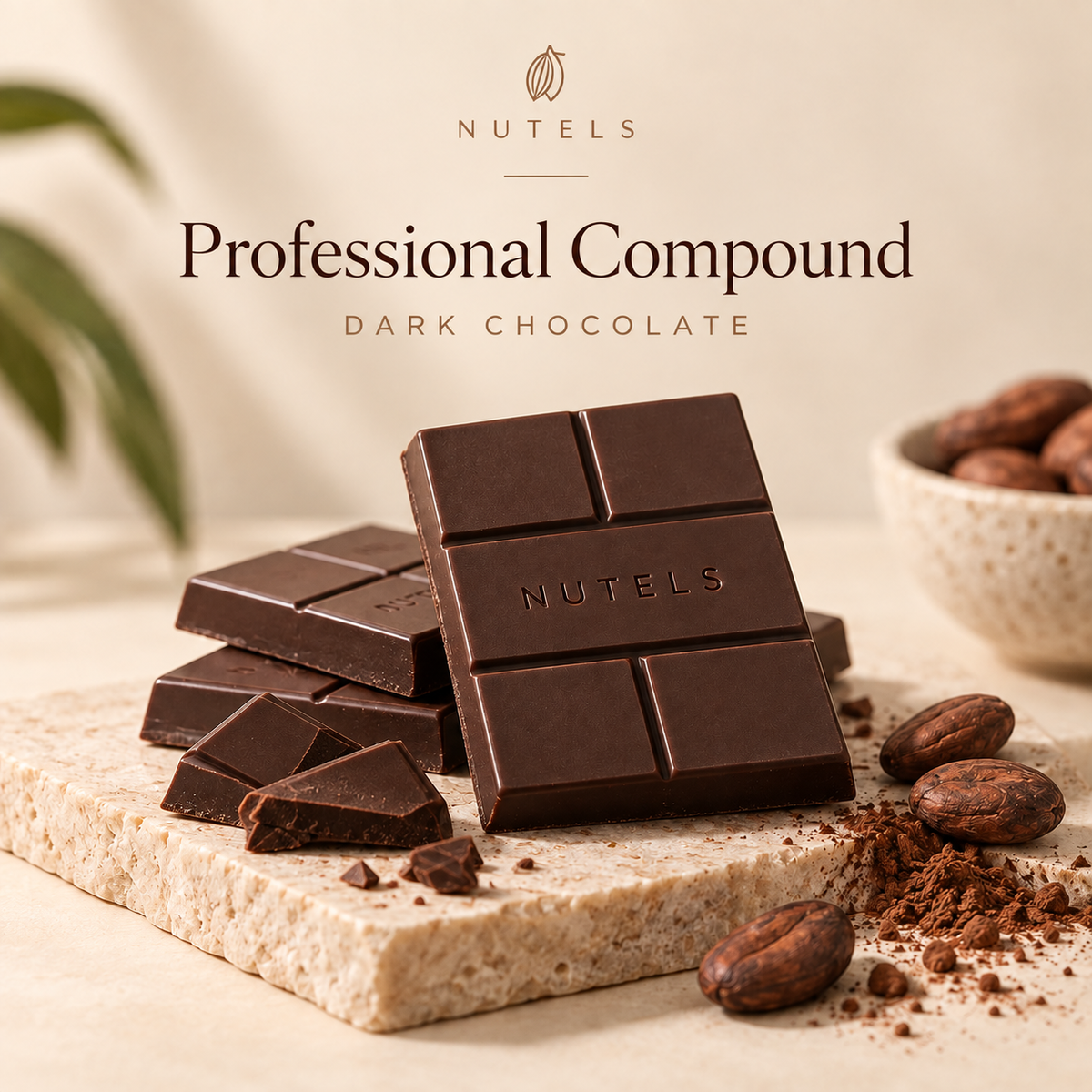 Nutels Professional Compound Dark Chocolate