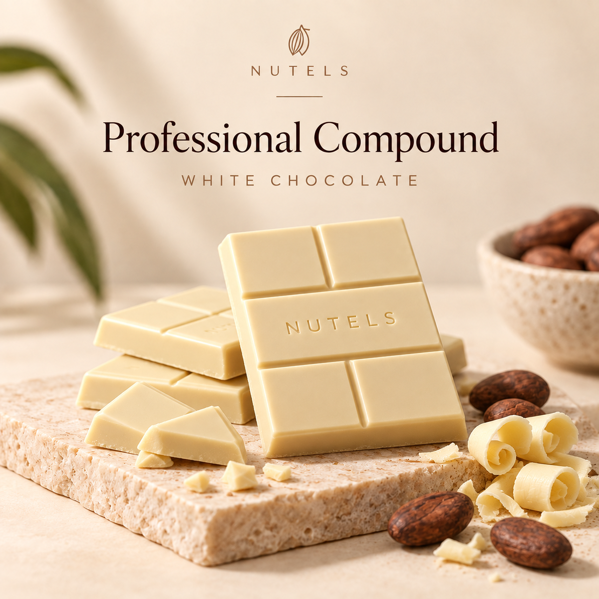 Nutels Professional Compound White Chocolate